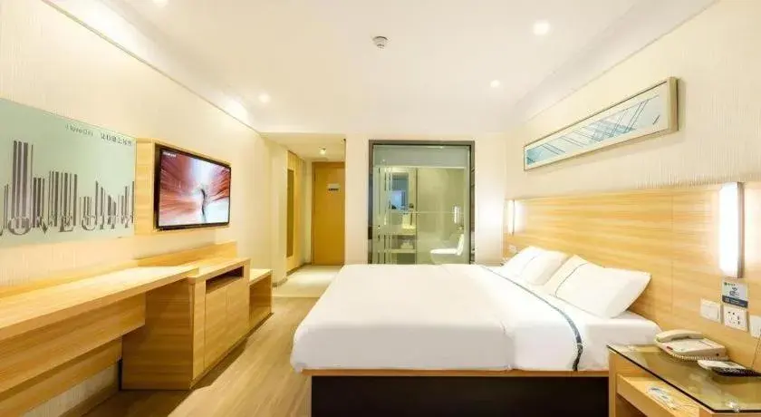 Bed in City Comfort Inn Guangzhou Luyuan Road Taojin Metro Station Bed in City Comfort Inn Guangzhou Luyuan Road Taojin Metro Station