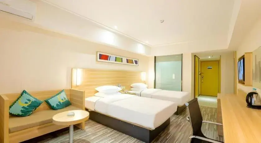 Bed in City Comfort Inn Guangzhou Luyuan Road Taojin Metro Station Bed in City Comfort Inn Guangzhou Luyuan Road Taojin Metro Station
