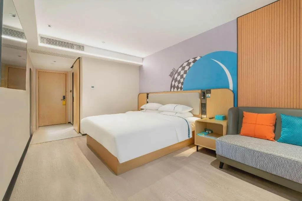 Bed in City Comfort Inn Guangzhou Luyuan Road Taojin Metro Station