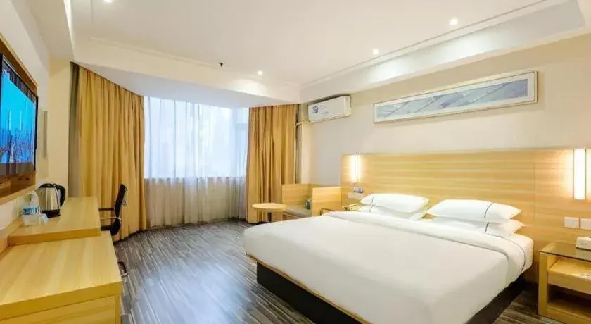 Bed in City Comfort Inn Guangzhou Luyuan Road Taojin Metro Station Bed in City Comfort Inn Guangzhou Luyuan Road Taojin Metro Station