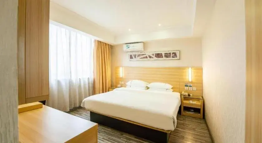 Bed in City Comfort Inn Guangzhou Luyuan Road Taojin Metro Station Bed in City Comfort Inn Guangzhou Luyuan Road Taojin Metro Station