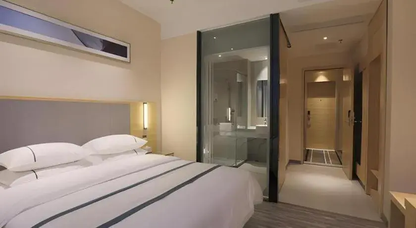 Bed in City Comfort Inn Guangzhou Luyuan Road Taojin Metro Station Bed in City Comfort Inn Guangzhou Luyuan Road Taojin Metro Station