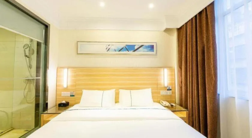 Bed in City Comfort Inn Guangzhou Luyuan Road Taojin Metro Station