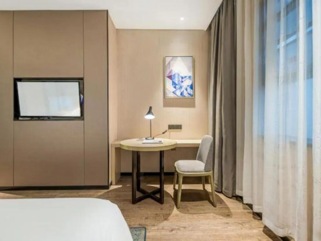 Bed in Echarm Hotel Yiyang Wanda Plaza