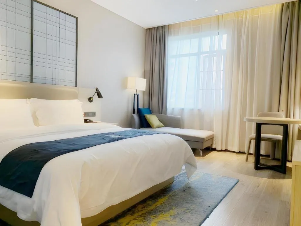 Bed in Echarm Hotel Yiyang Wanda Plaza