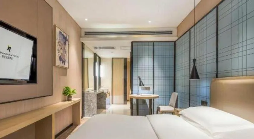 Bed in Echarm Hotel Yiyang Wanda Plaza