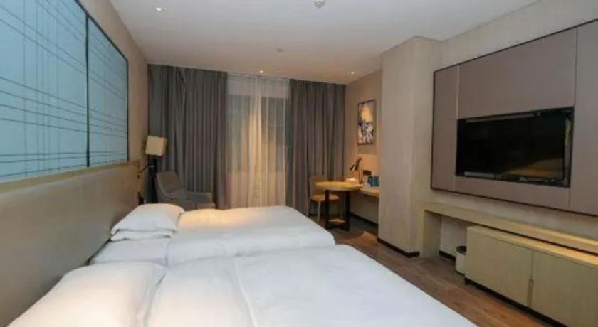 Bed in Echarm Hotel Yiyang Wanda Plaza