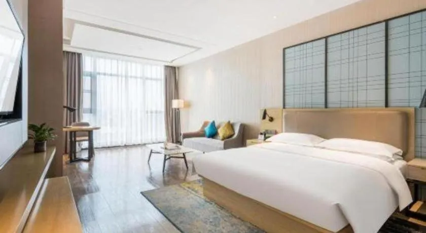 Bed in Echarm Hotel Yiyang Wanda Plaza