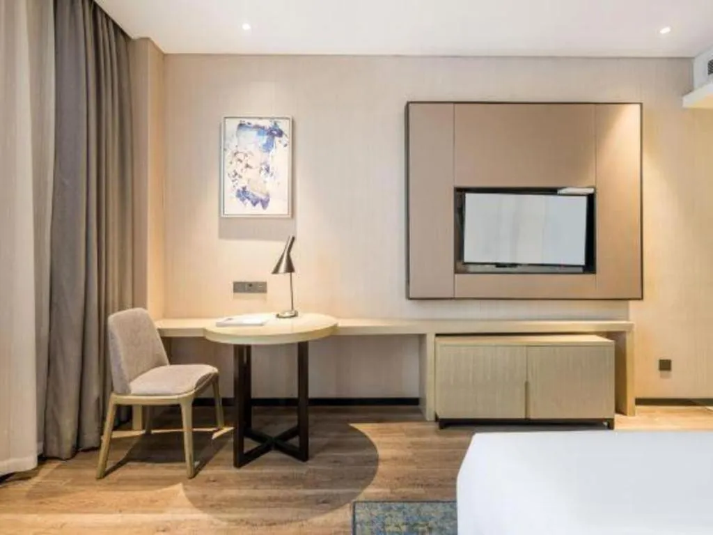 Bed in Echarm Hotel Yiyang Wanda Plaza