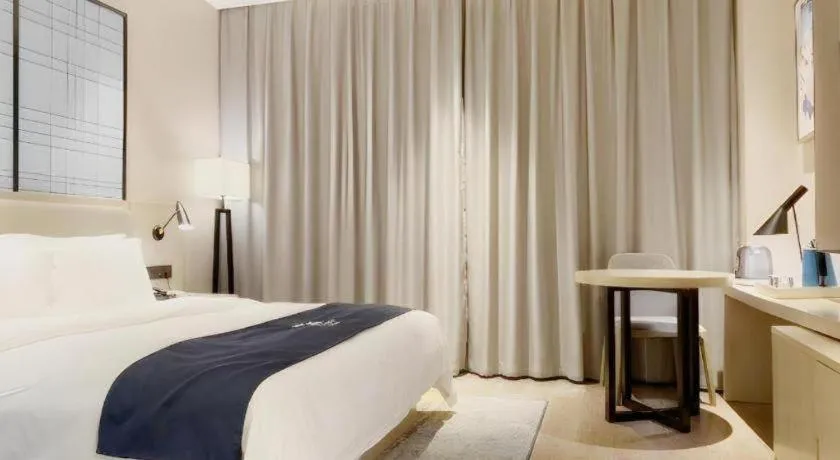 Bed in Echarm Hotel Yiyang Wanda Plaza