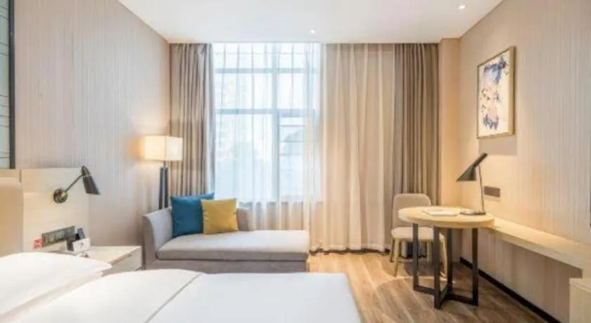 Bed in Echarm Hotel Yiyang Wanda Plaza