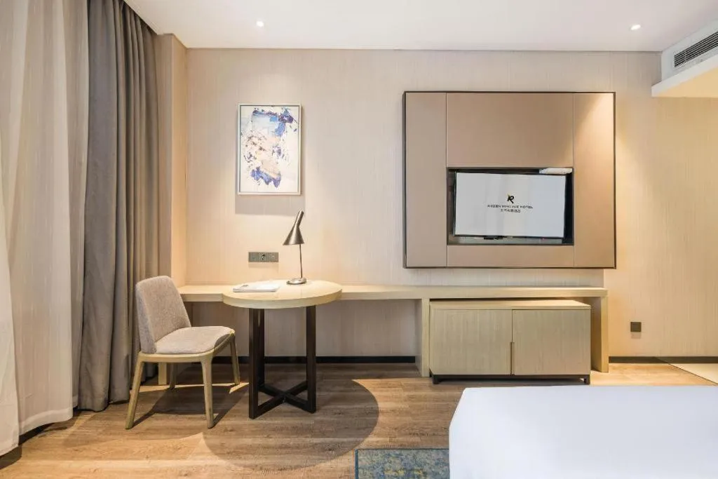 Bed in Echarm Hotel Yiyang Wanda Plaza