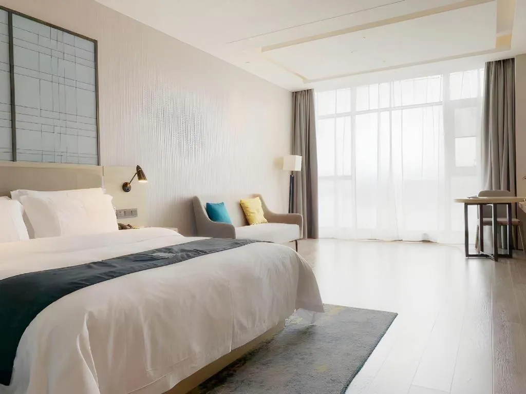 Bed in Echarm Hotel Yiyang Wanda Plaza