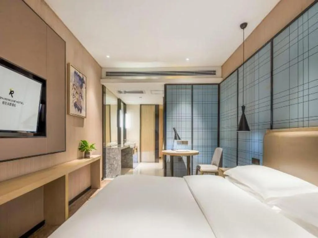 Bed in Echarm Hotel Yiyang Wanda Plaza