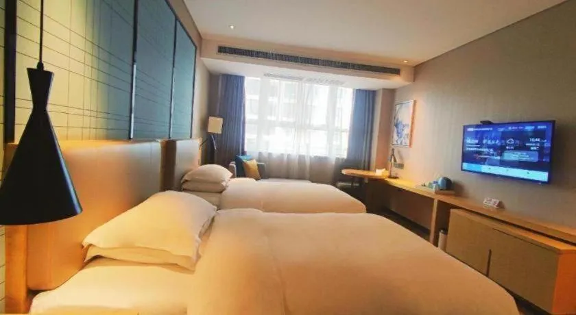 Bed in Echarm Hotel Xian Ming City Wall South Gate