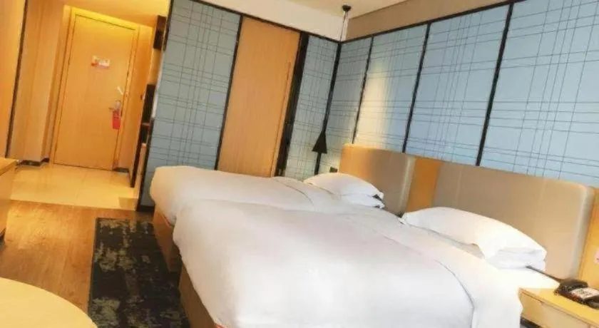Bed in Echarm Hotel Xian Ming City Wall South Gate