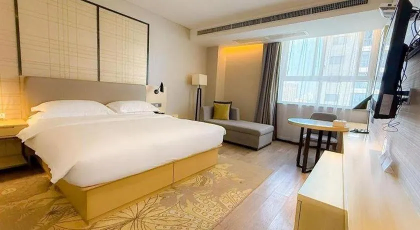 Bed in Echarm Hotel Xian Ming City Wall South Gate