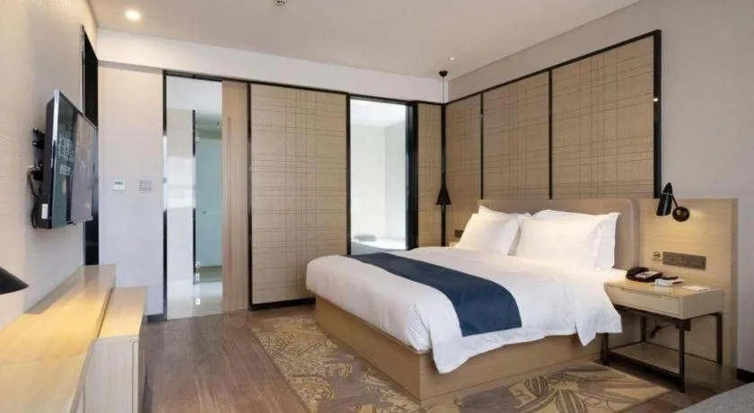 Bed in Echarm Hotel Xian Ming City Wall South Gate