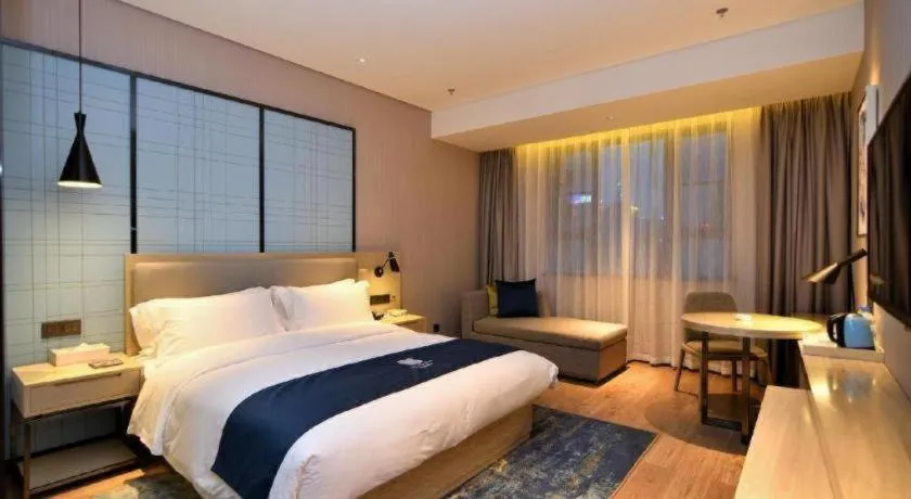 Bed in Echarm Hotel Xian Ming City Wall South Gate