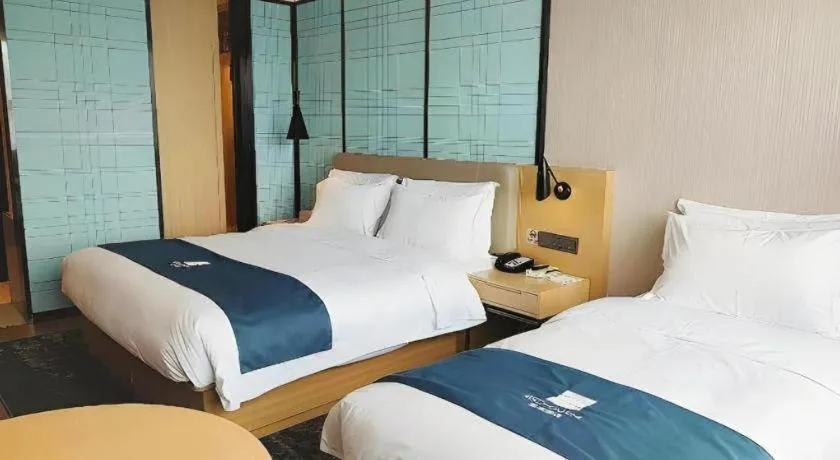 Bed in Echarm Hotel Xian Ming City Wall South Gate