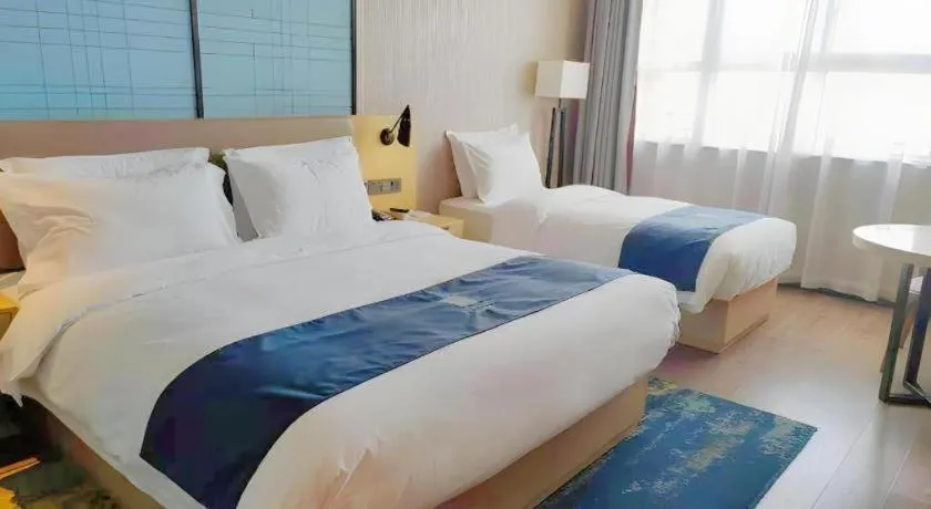 Bed in Echarm Hotel Xian Ming City Wall South Gate