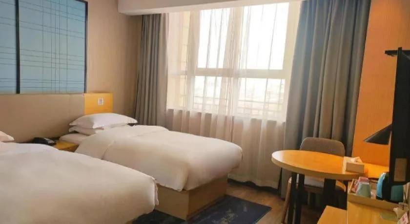 Bed in Echarm Hotel Xian Ming City Wall South Gate