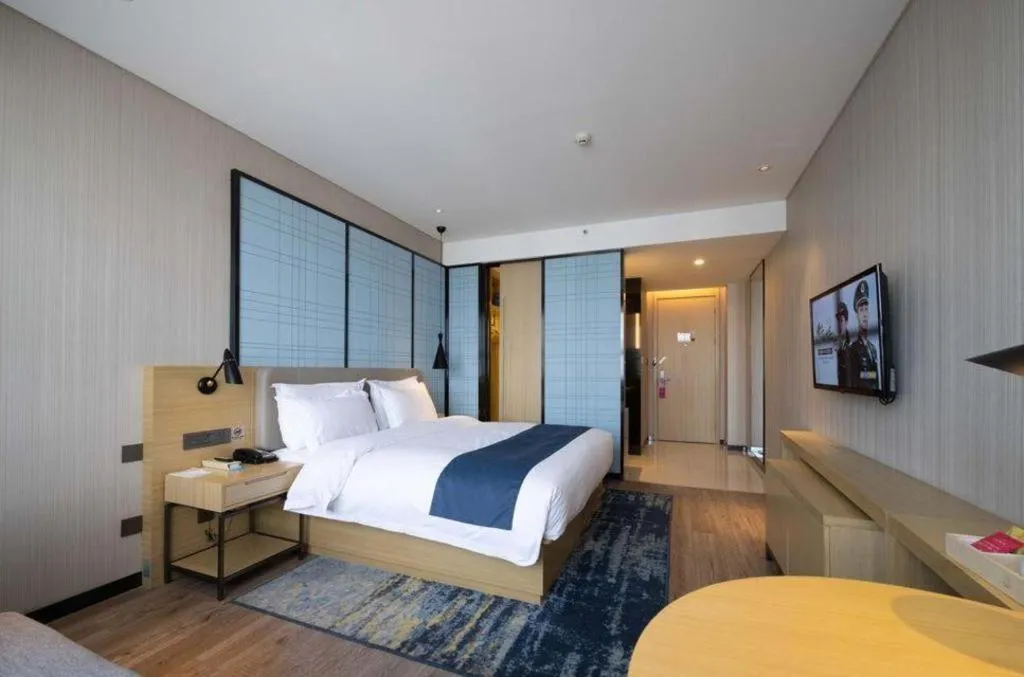 Bed in Echarm Hotel Xian Ming City Wall South Gate