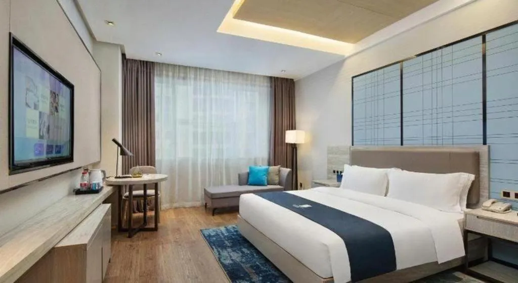 Bed in Echarm Hotel Changsha Gaoqiao