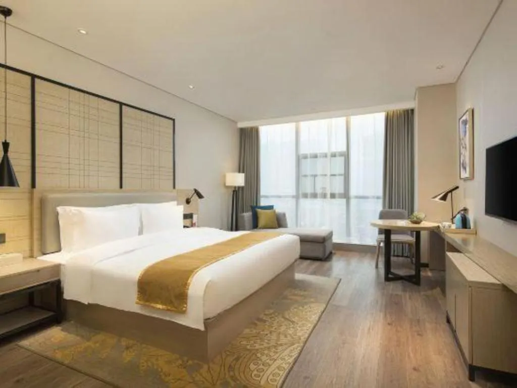 Bed in Echarm Hotel Changsha Gaoqiao