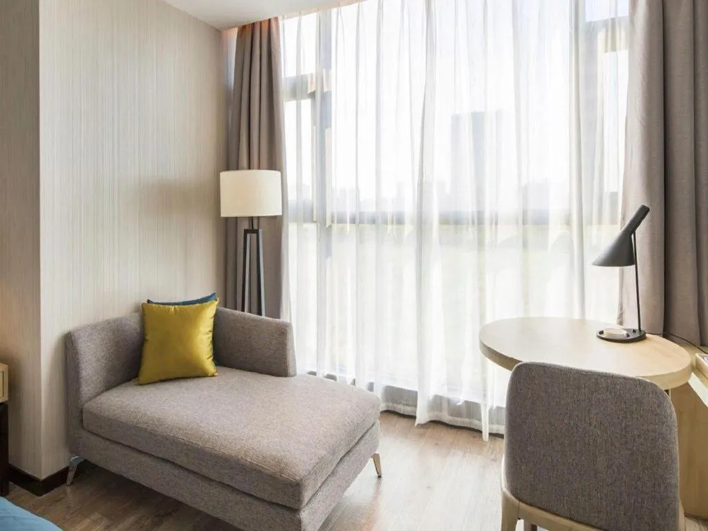 Bed in Echarm Hotel Changsha Gaoqiao