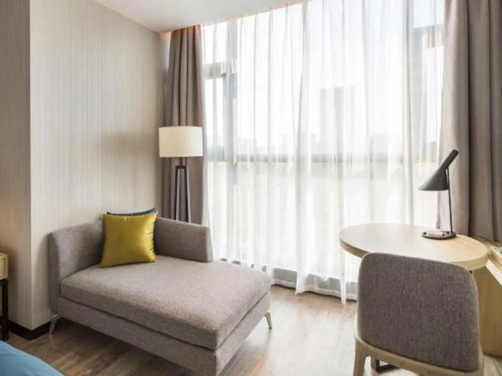 Bed in Echarm Hotel Changsha Gaoqiao