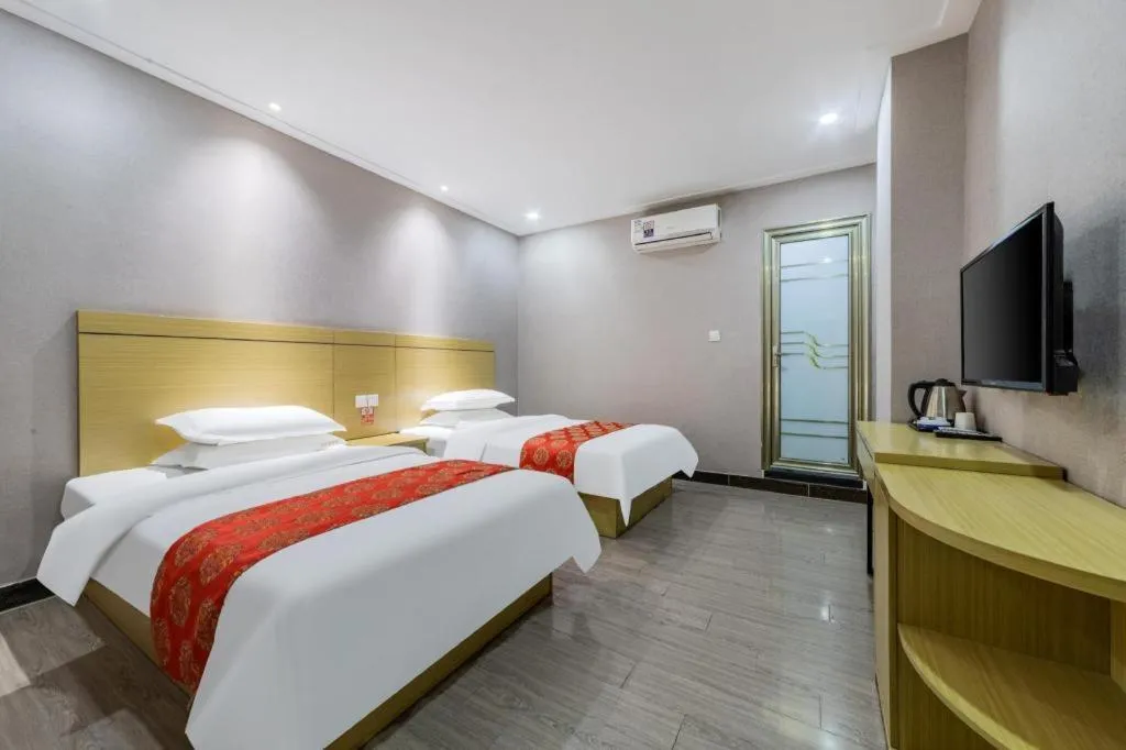 Bed in Ying Feng Yuan Hotel