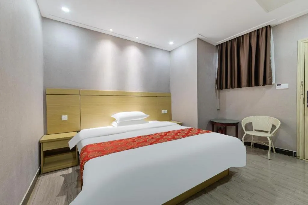 Bed in Ying Feng Yuan Hotel