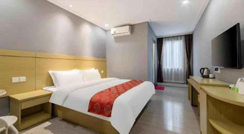 Bed in Ying Feng Yuan Hotel