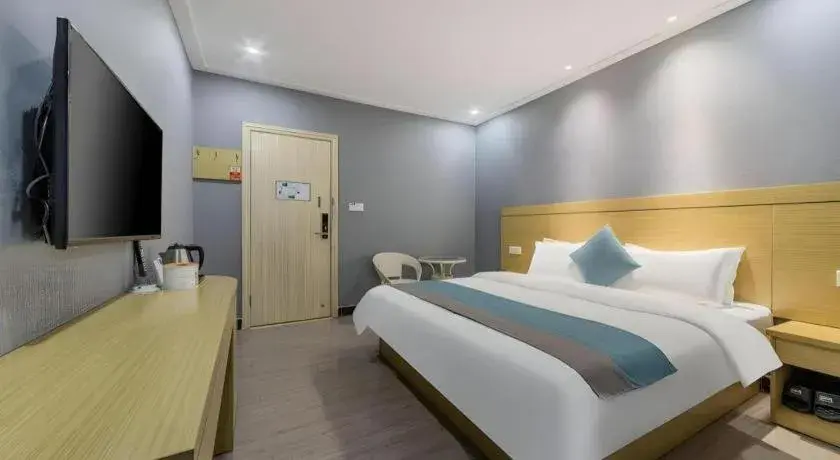 Bed in Ying Feng Yuan Hotel Bed in Ying Feng Yuan Hotel