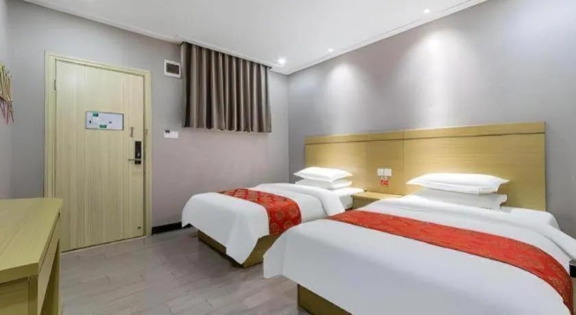 Bed in Ying Feng Yuan Hotel