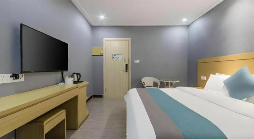 Bed in Ying Feng Yuan Hotel