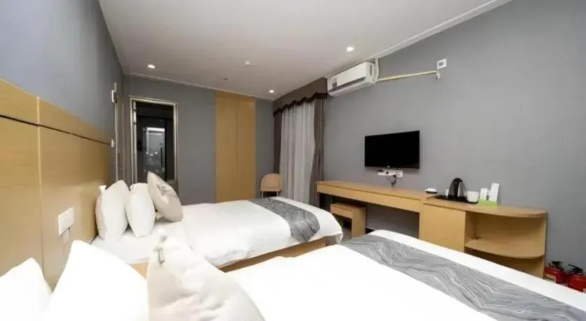 Bed in Ying Feng Yuan Hotel Bed in Ying Feng Yuan Hotel