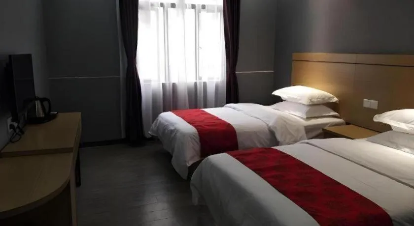 Bed in Ying Feng Yuan Hotel