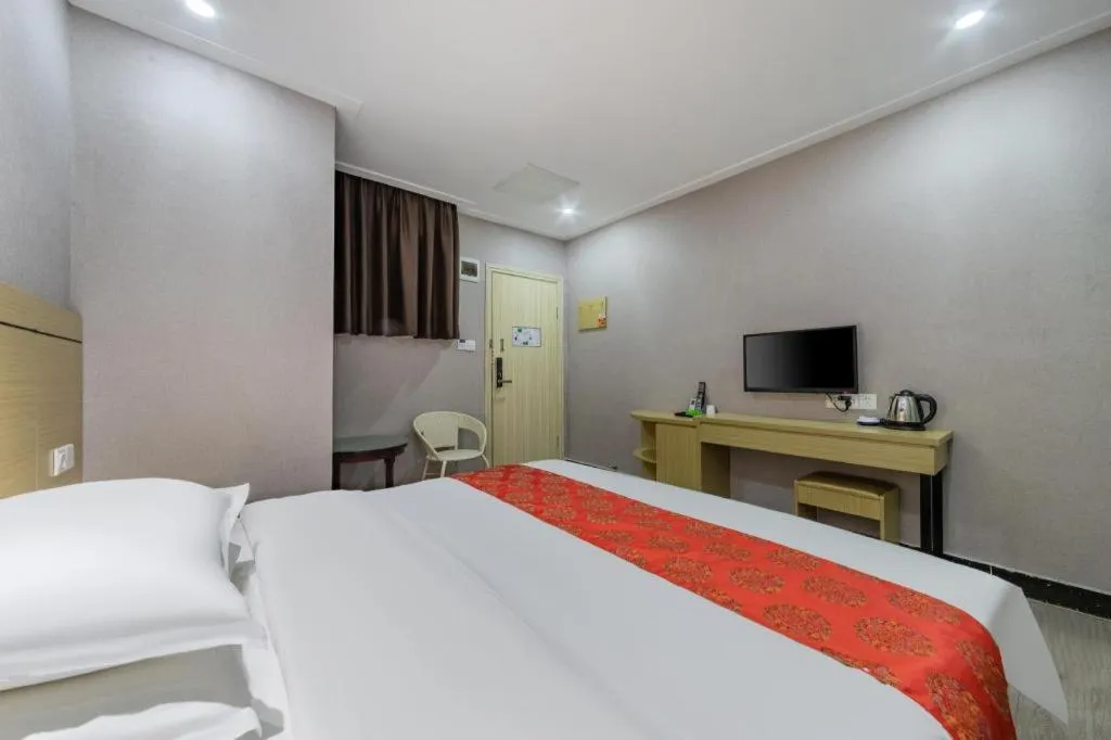 Bed in Ying Feng Yuan Hotel