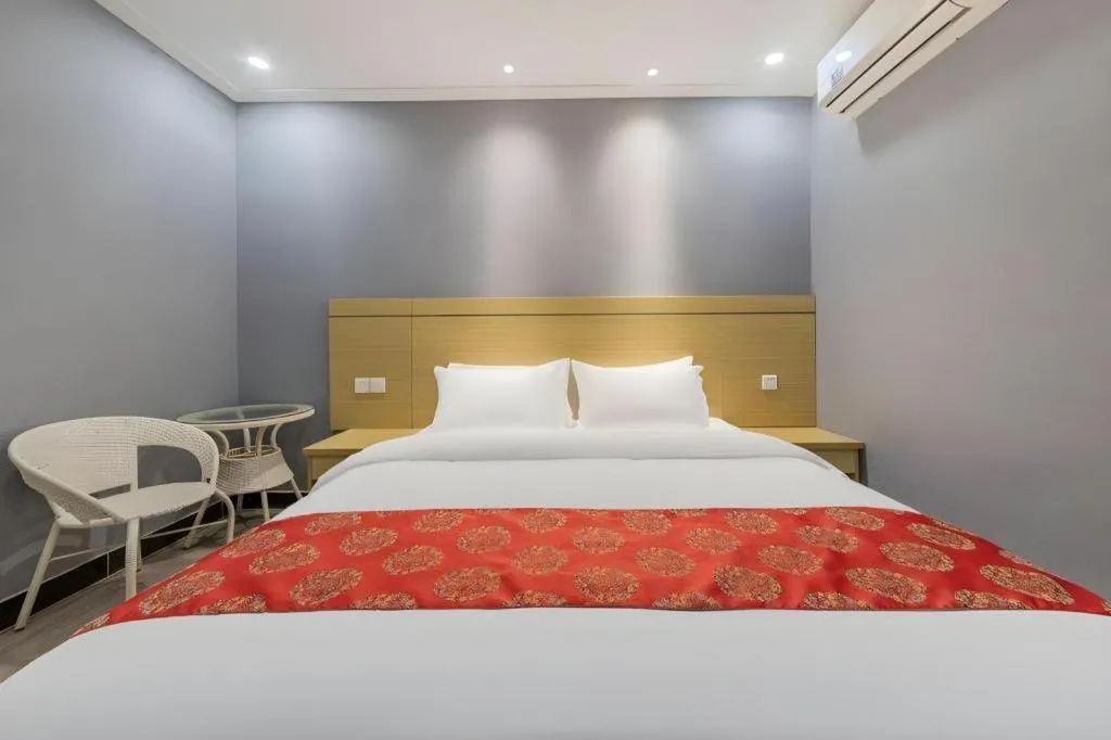 Bed in Ying Feng Yuan Hotel