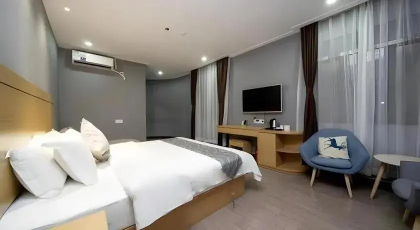 Bed in Ying Feng Yuan Hotel Bed in Ying Feng Yuan Hotel