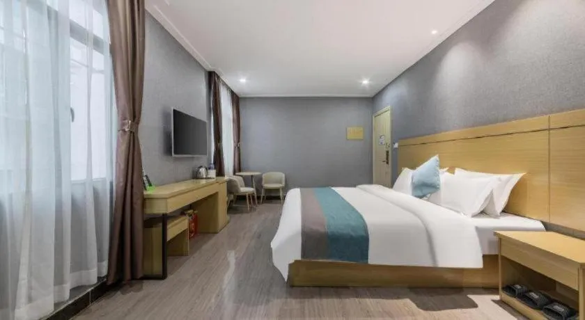 Bed in Ying Feng Yuan Hotel