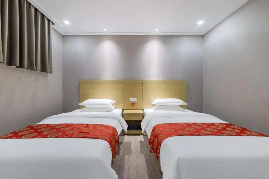 Bed in Ying Feng Yuan Hotel