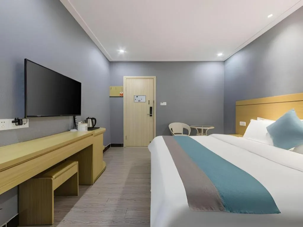 Bed in Ying Feng Yuan Hotel