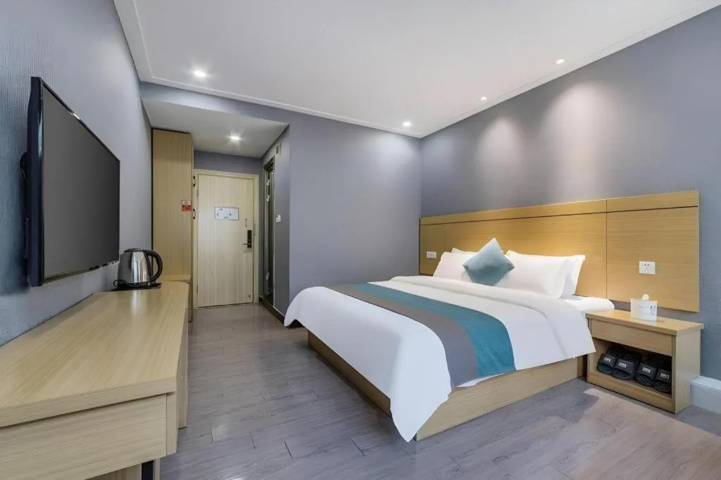 Bed in Ying Feng Yuan Hotel