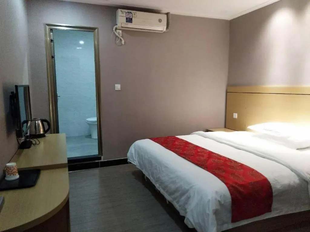 Bed in Ying Feng Yuan Hotel