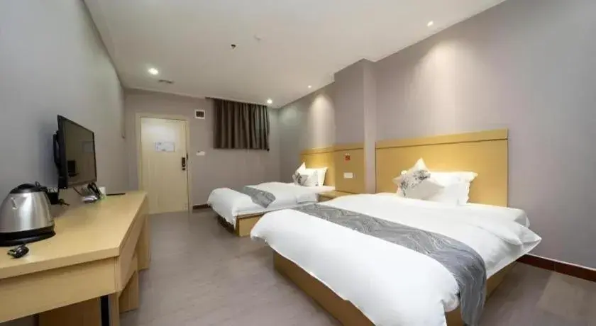 Bed in Ying Feng Yuan Hotel Bed in Ying Feng Yuan Hotel