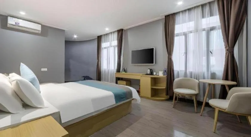 Bed in Ying Feng Yuan Hotel