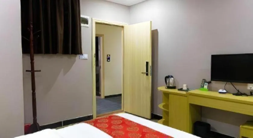 Bed in Ying Feng Yuan Hotel